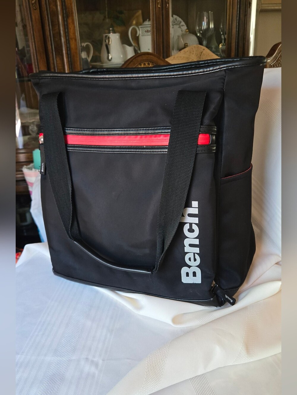 EUC Bench Black Convertible Backpack/Tote